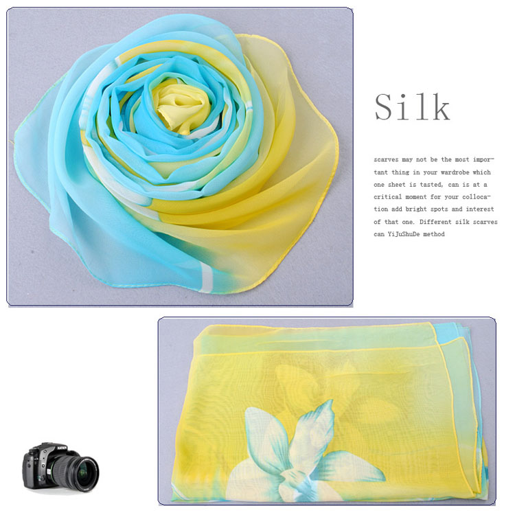 Garden Flower Lady Scarf 