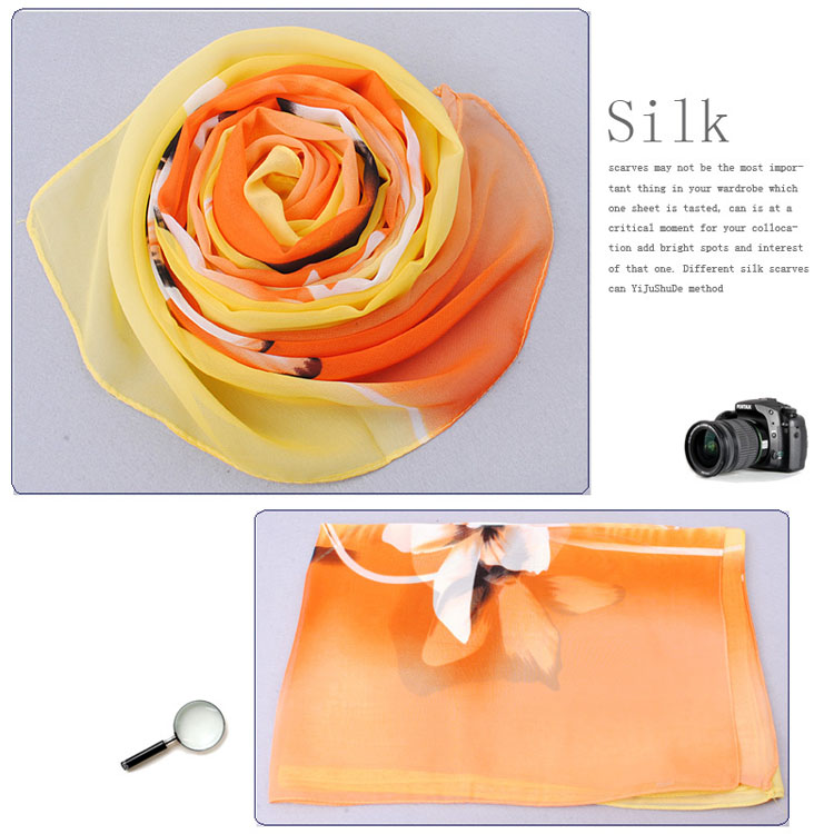 Garden Flower Lady Scarf 