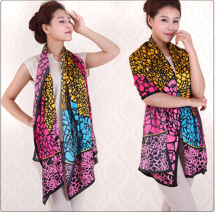 Ethnic style printed scarves wholesale