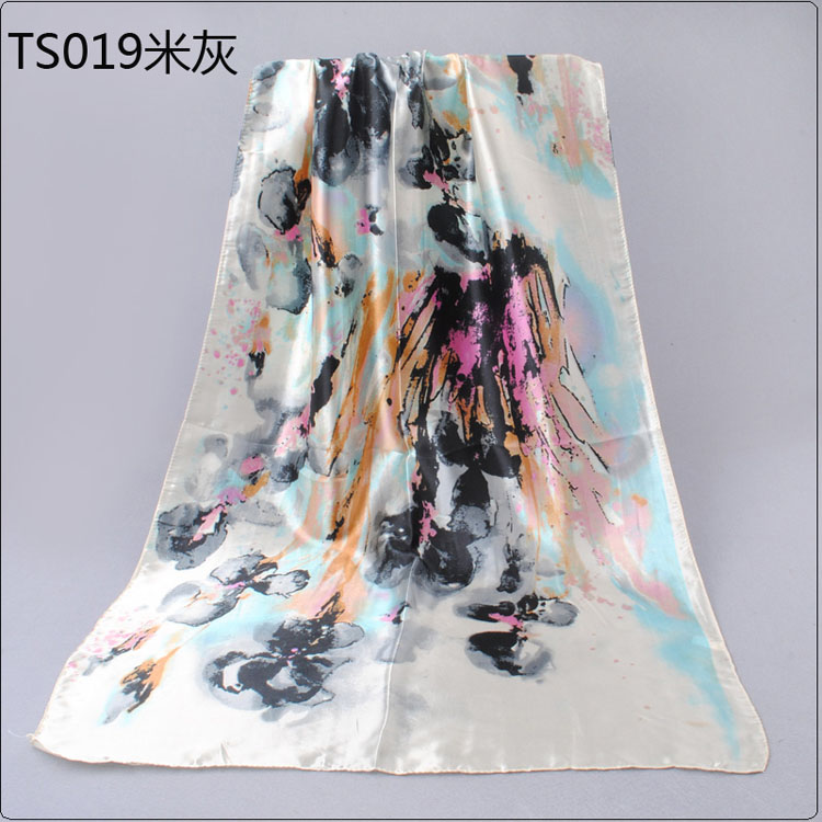 Light ink printed scarves wholesale 