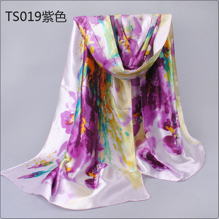 Light ink printed scarves wholesale 