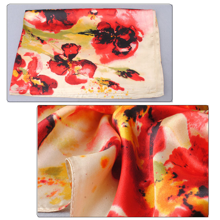 Light ink printed scarves wholesale 