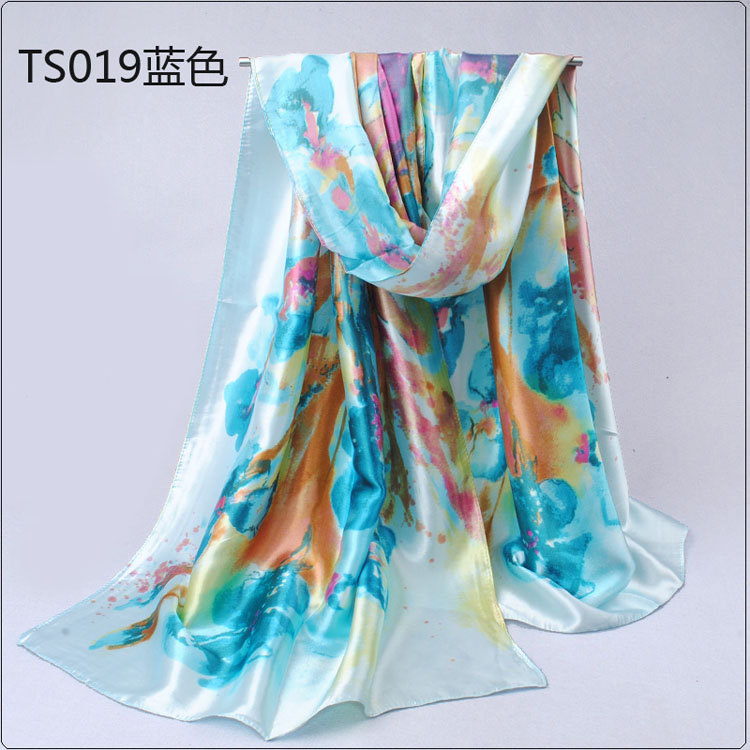 Light ink printed scarves wholesale 