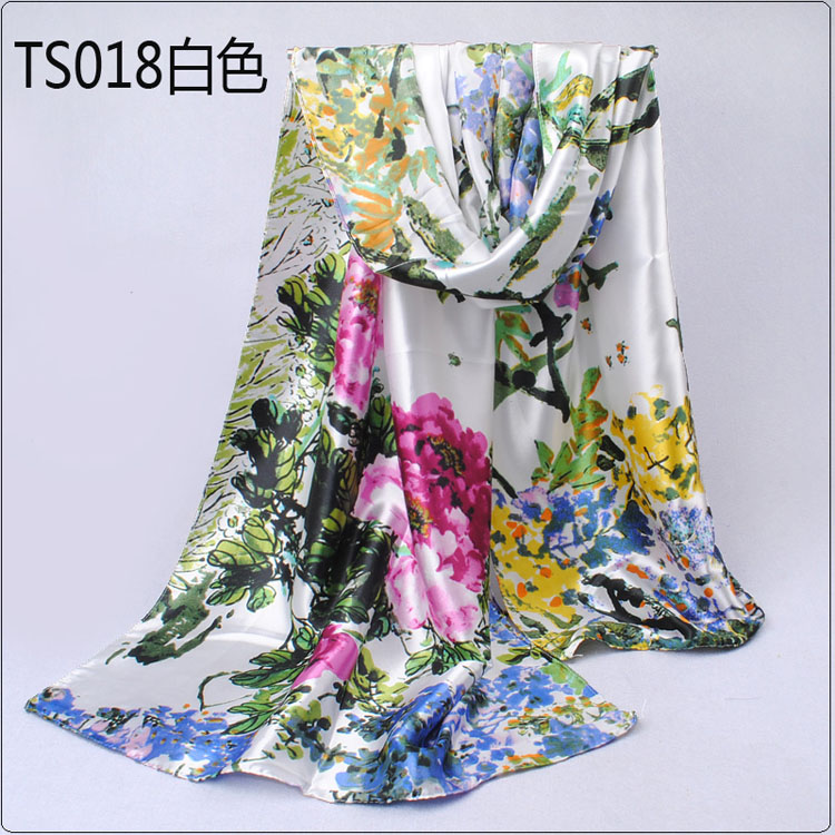 Wisteria printed scarves wholesale