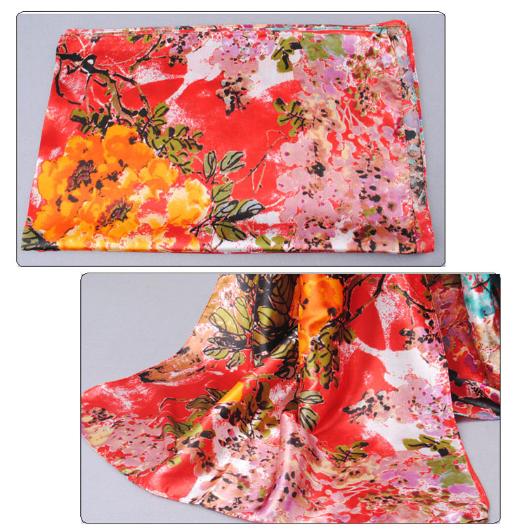 Wisteria printed scarves wholesale