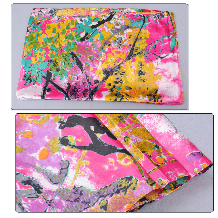 Wisteria printed scarves wholesale