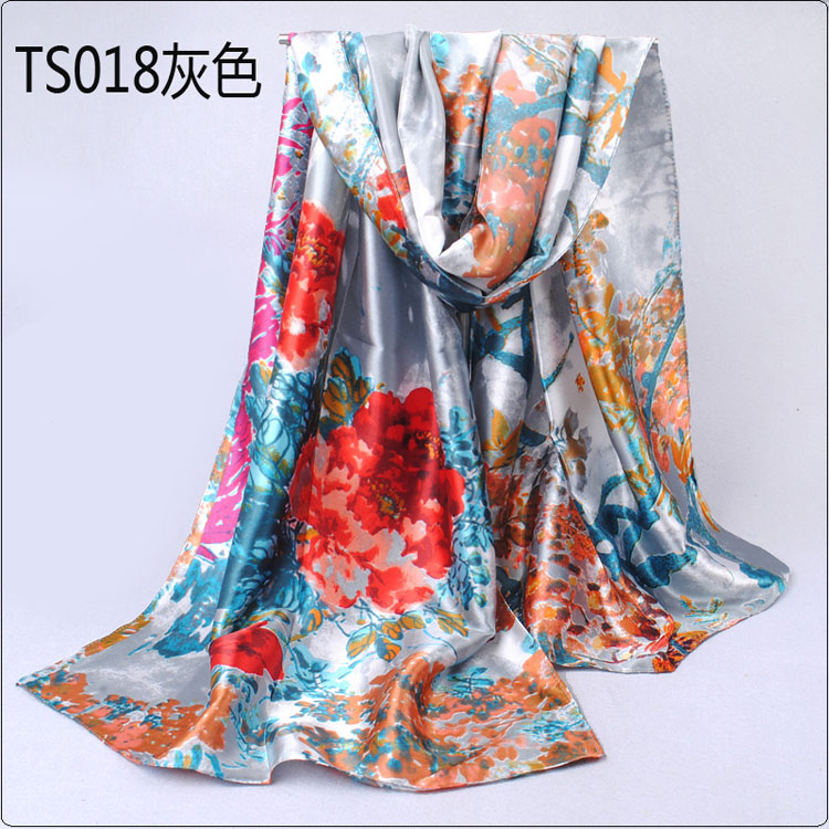 Wisteria printed scarves wholesale