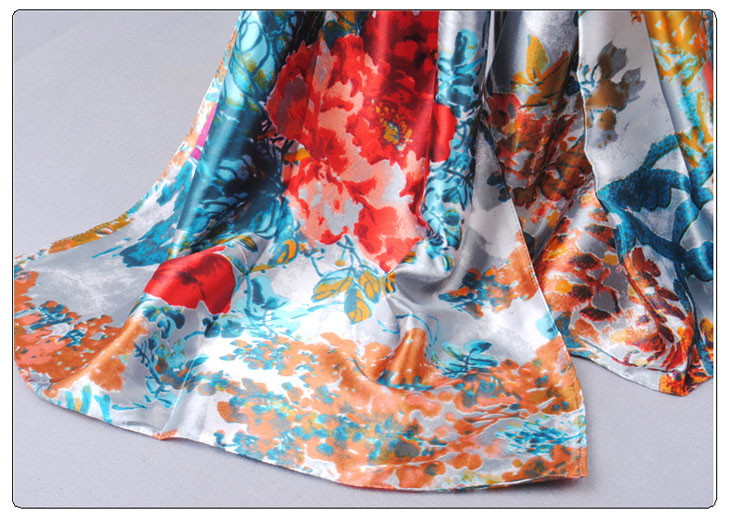 Wisteria printed scarves wholesale