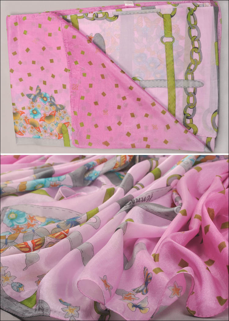 Wholesale belt printing stitching scarves 