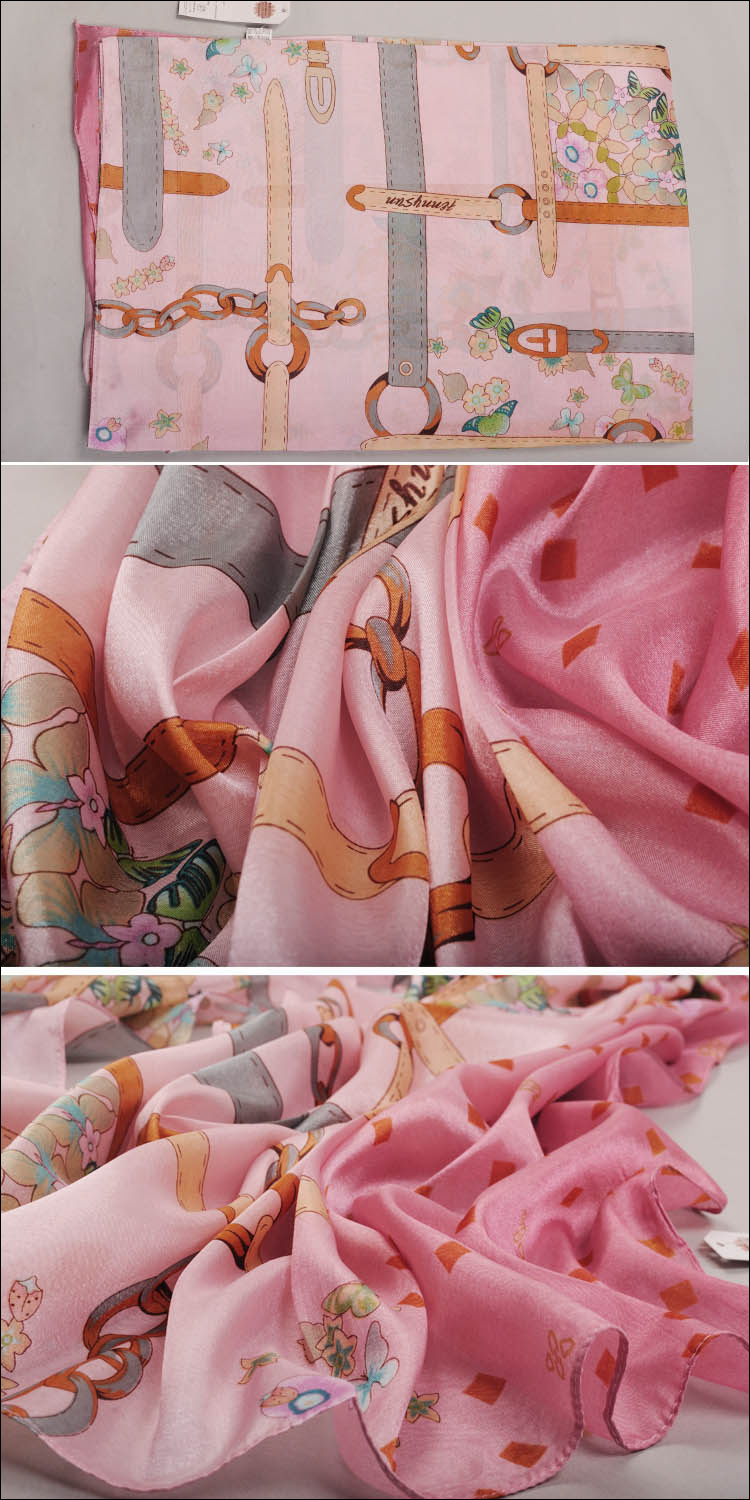 Wholesale belt printing stitching scarves 