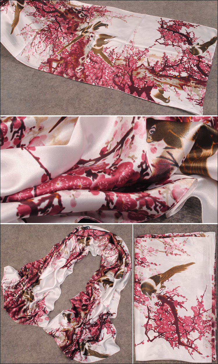 Plum Chiffon scarves wholesale
