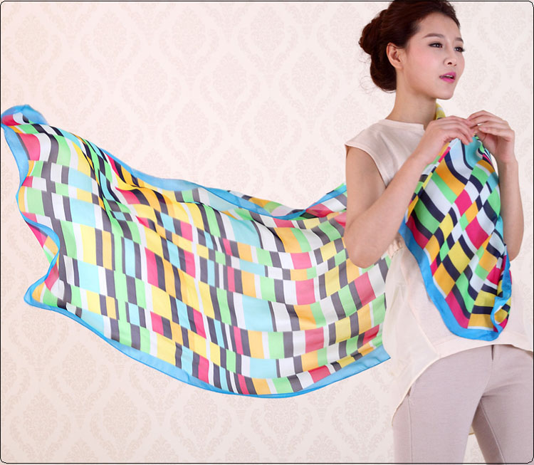 Stripes printed scarves wholesale 