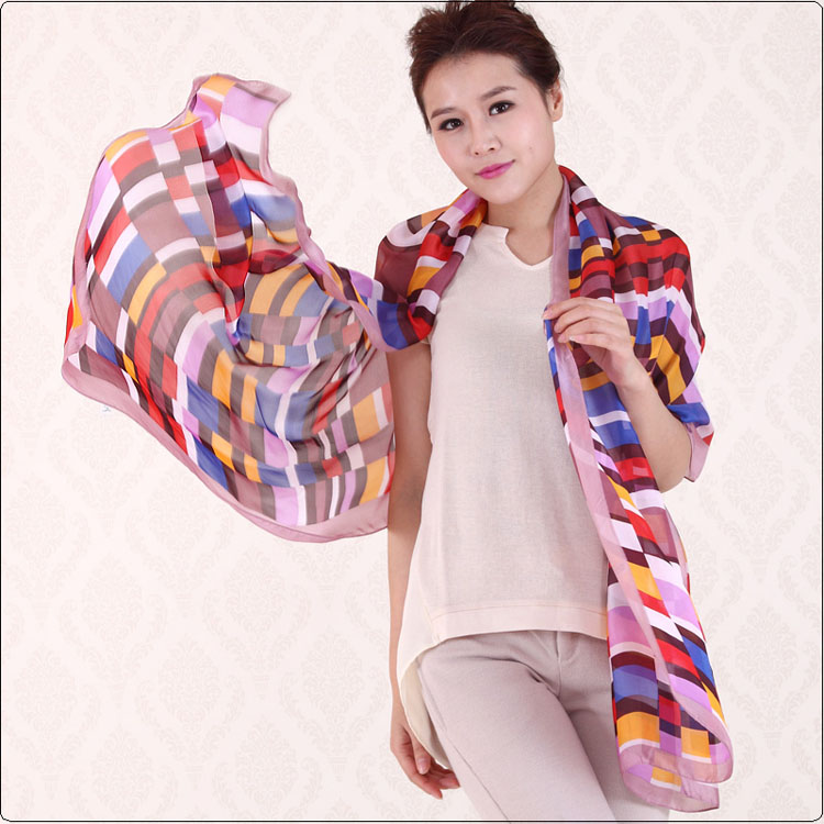 Stripes printed scarves wholesale 