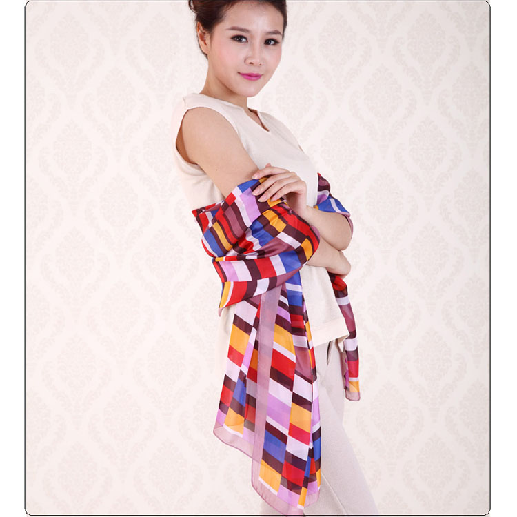 Stripes printed scarves wholesale 