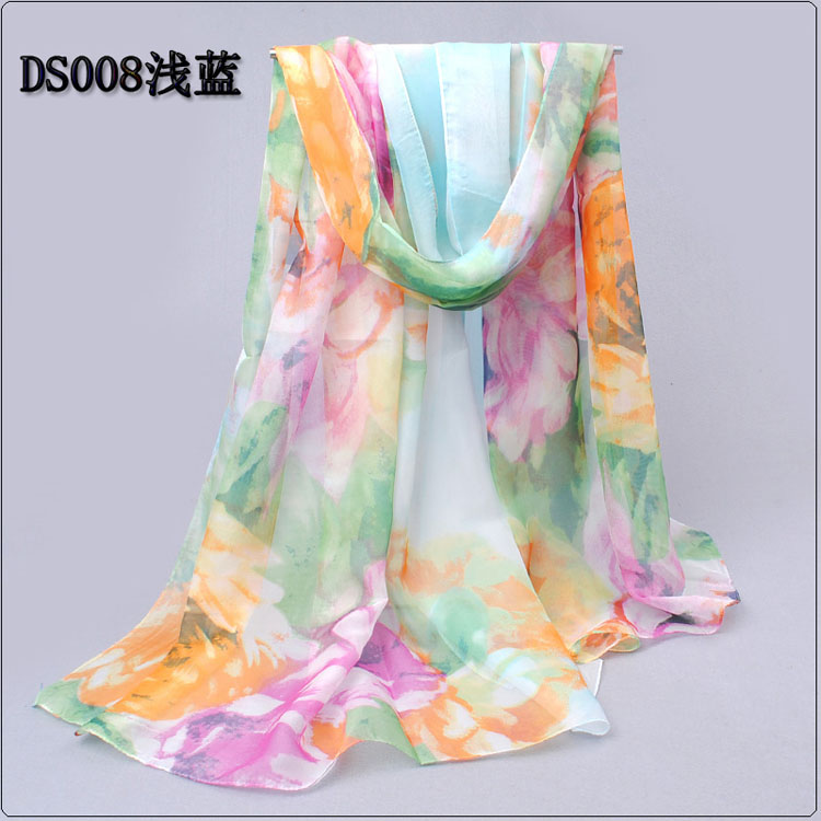 Rich daisy flower scarves 
