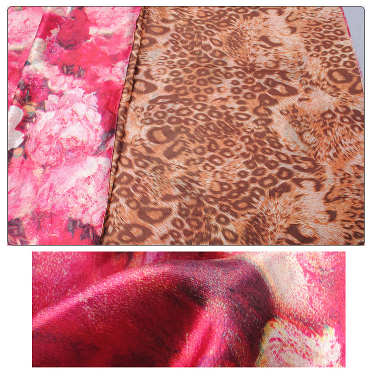 Elegant Rose Print Scarf Wholesale