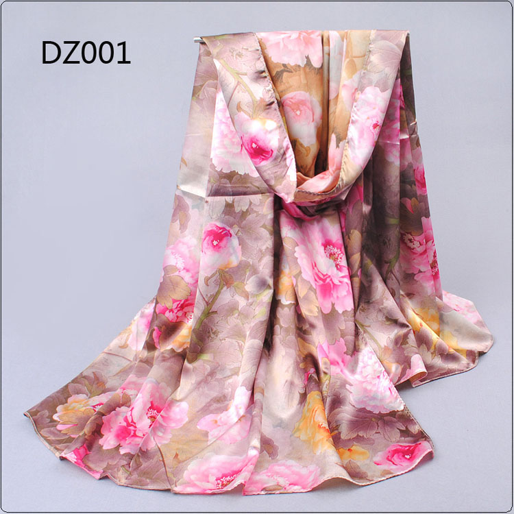 Elegant Rose Print Scarf Wholesale