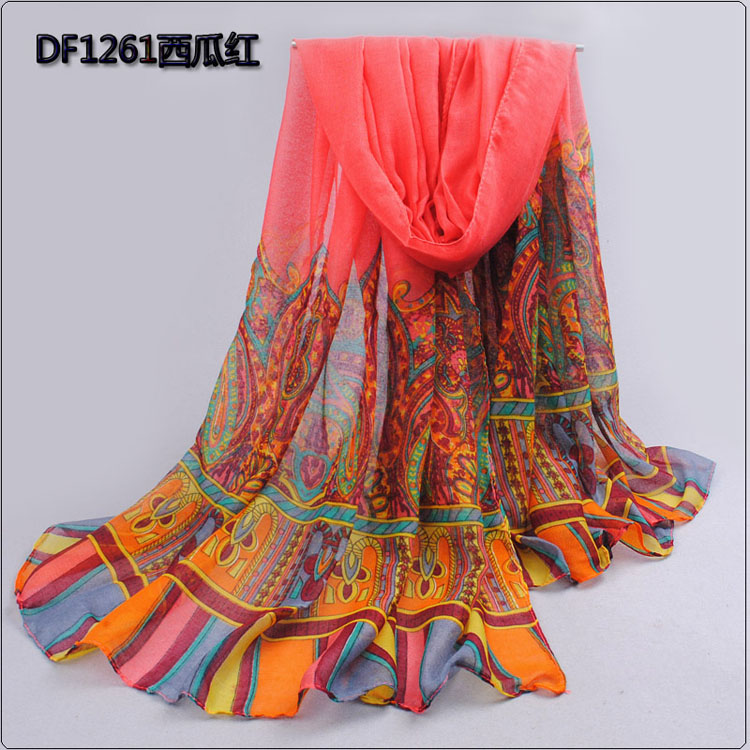 Color stitching lace scarves wholesale