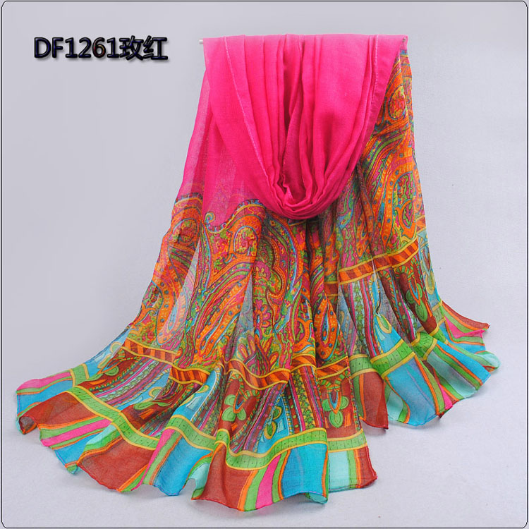 Color stitching lace scarves wholesale