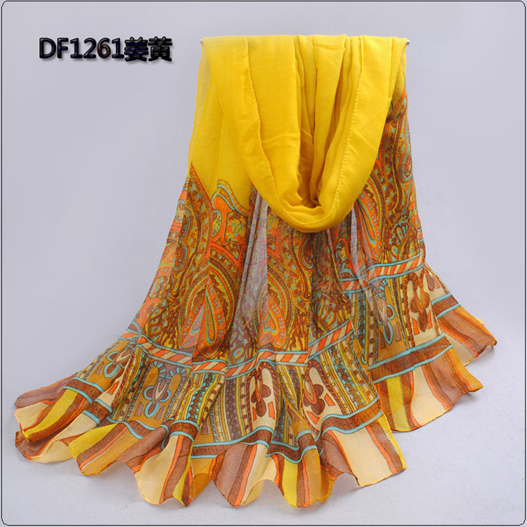 Color stitching lace scarves wholesale