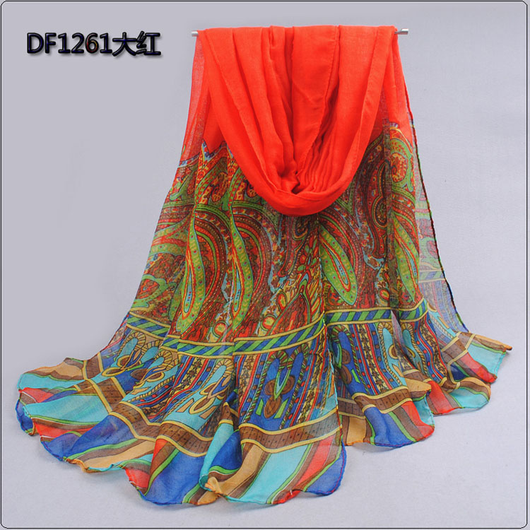 Color stitching lace scarves wholesale