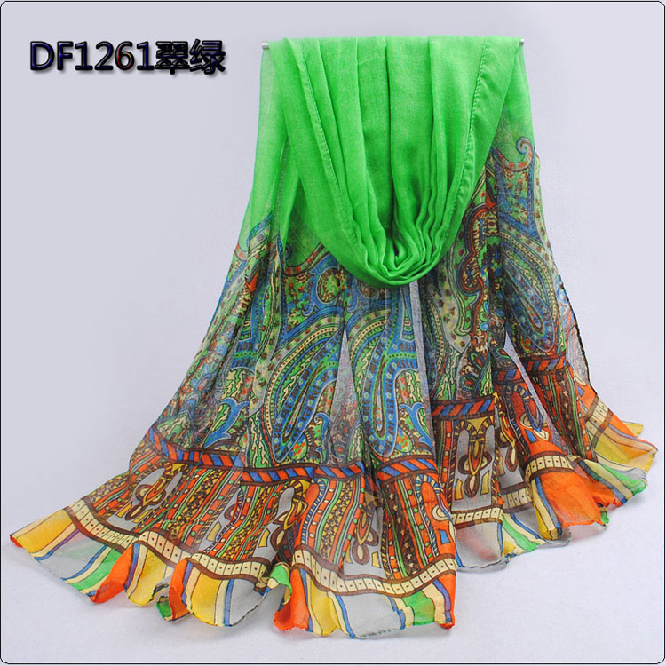 Color stitching lace scarves wholesale