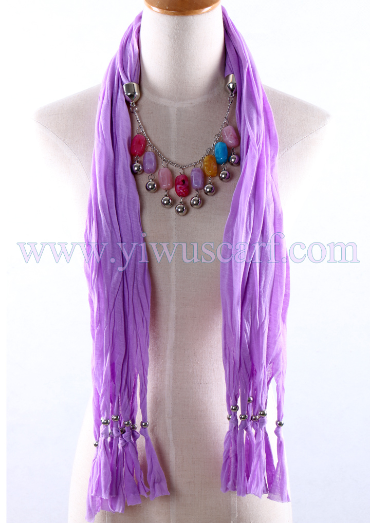 Factory stone pendant scarf wholesale