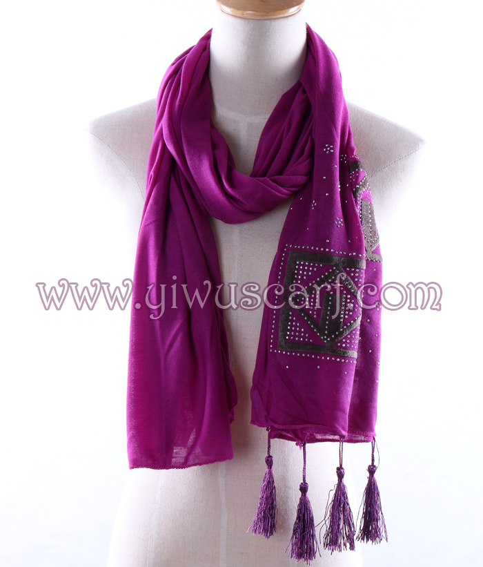 Women rectangular silk scarf wholesale