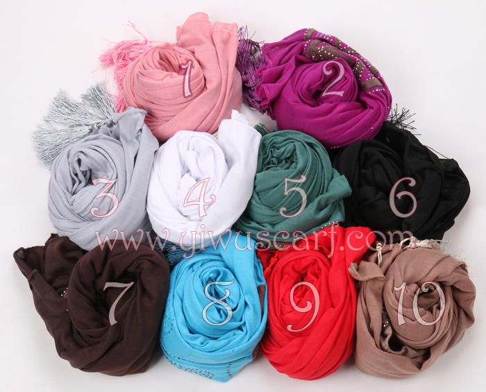 Butterfly rhinestone silk scarf  wholesale