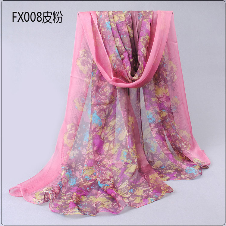 Butterfly embellishment printed scarves wholesale 