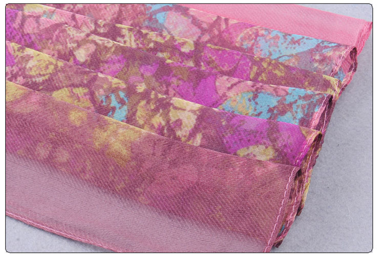 Butterfly embellishment printed scarves wholesale 