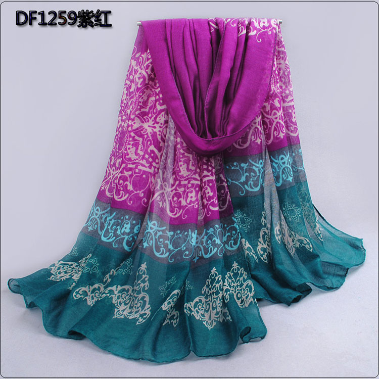 Fashion lace color scarves wholesale