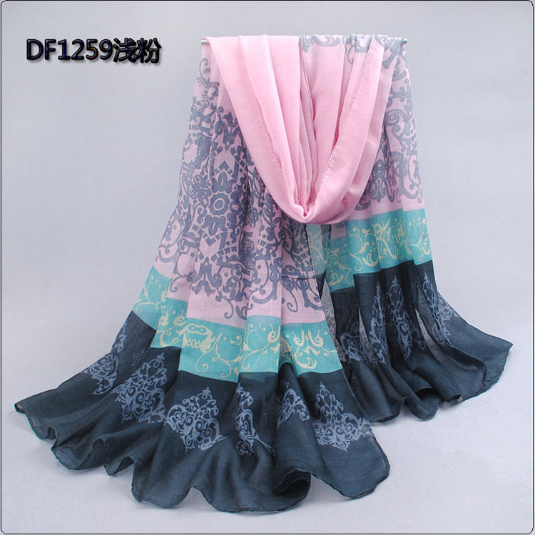 Fashion lace color scarves wholesale