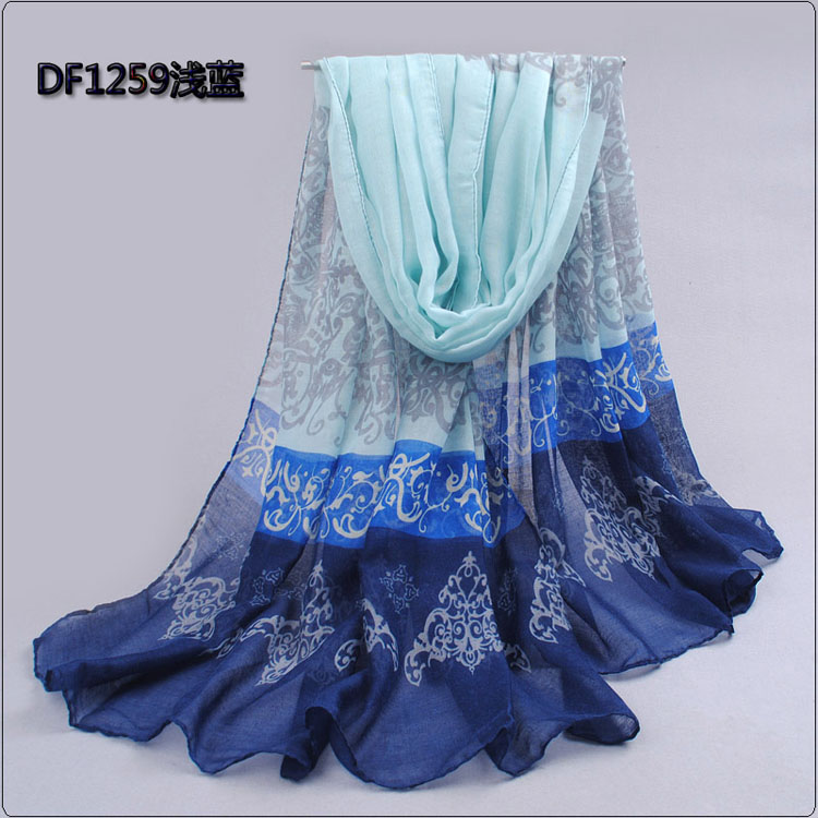 Fashion lace color scarves wholesale