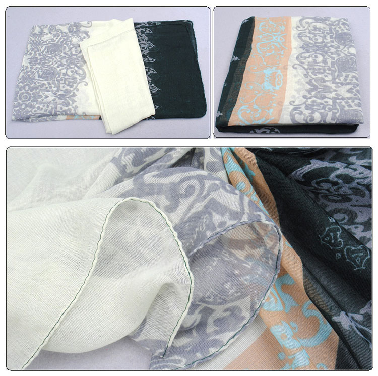 Fashion lace color scarves wholesale