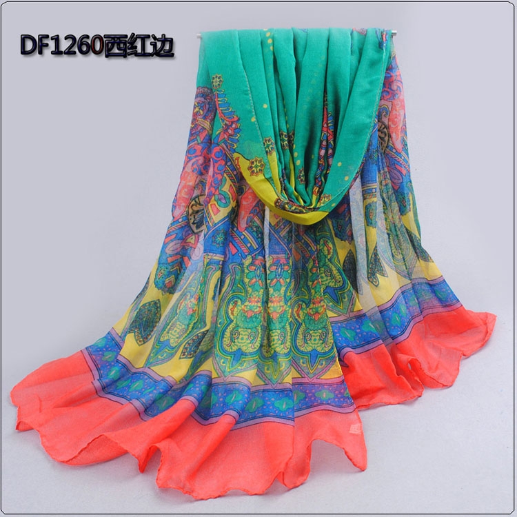 Wholesale solid lace silk scarves
