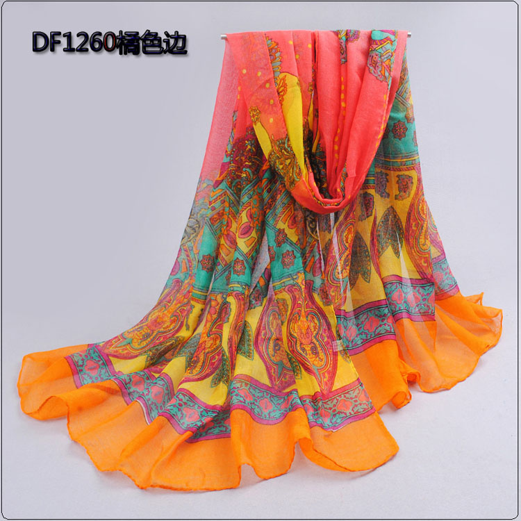 Wholesale solid lace silk scarves
