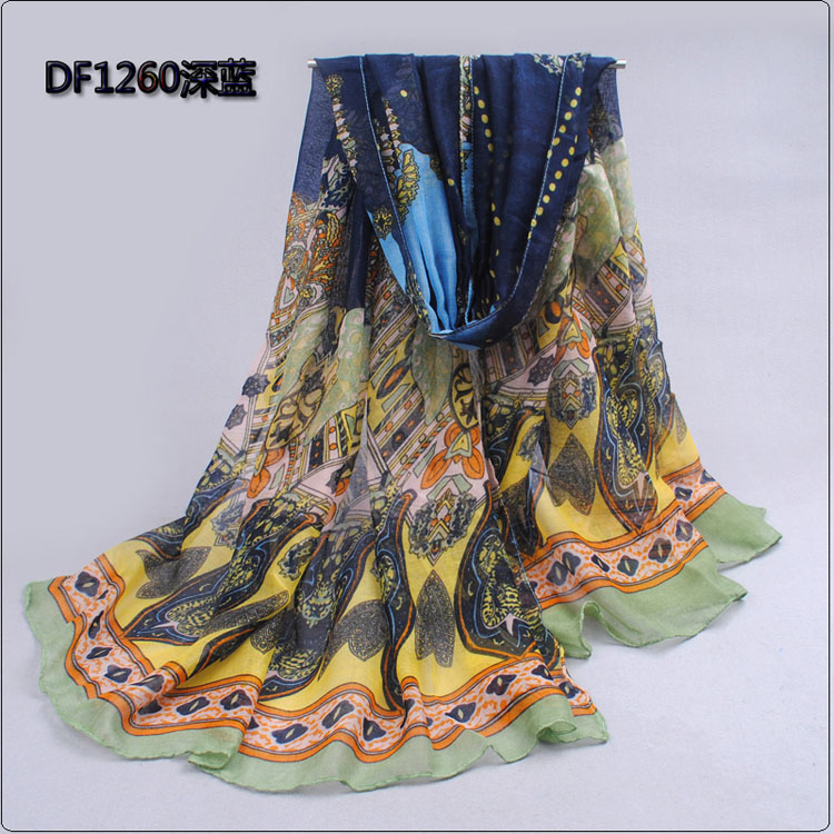 Wholesale solid lace silk scarves