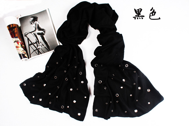 Korea rivet punk style scarves wholesale