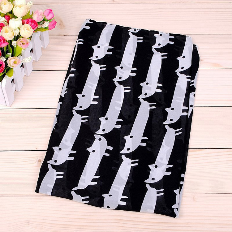 Cute cats printed women scarf