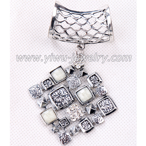 Pendant rhinestone square jewelry accessory 