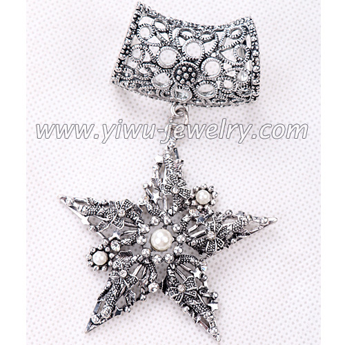 Star models scarves pendant accessories