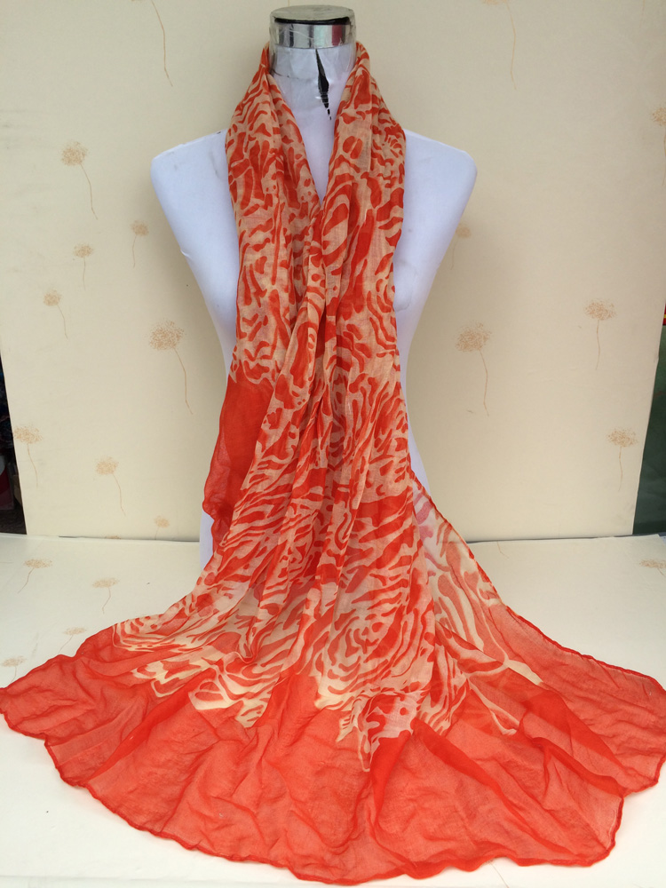Summer ink painting scarf wholesale 