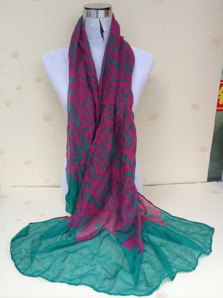 Summer ink painting scarf wholesale 