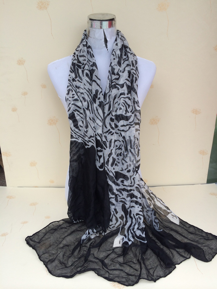 Summer ink painting scarf wholesale 