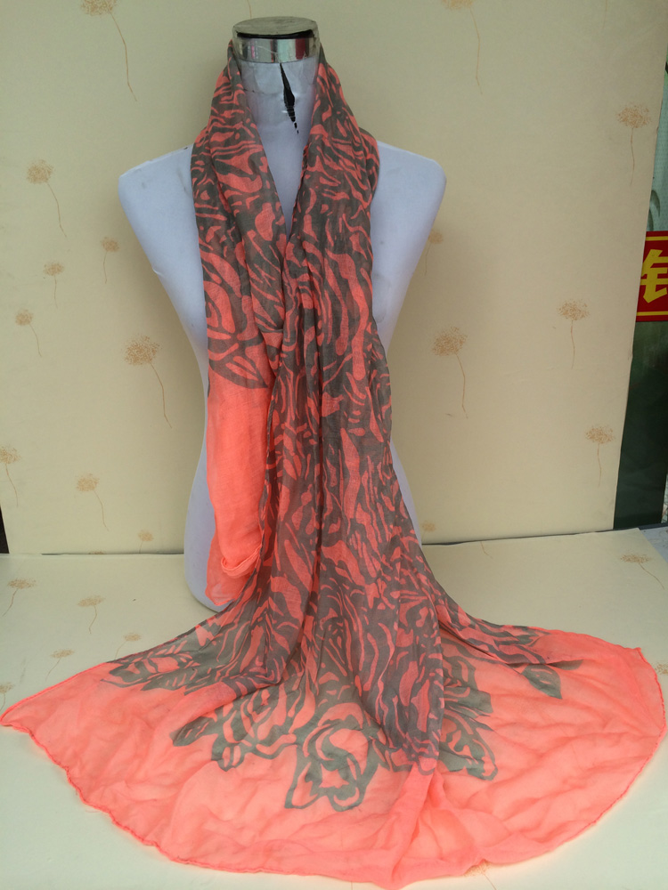 Summer ink painting scarf wholesale 