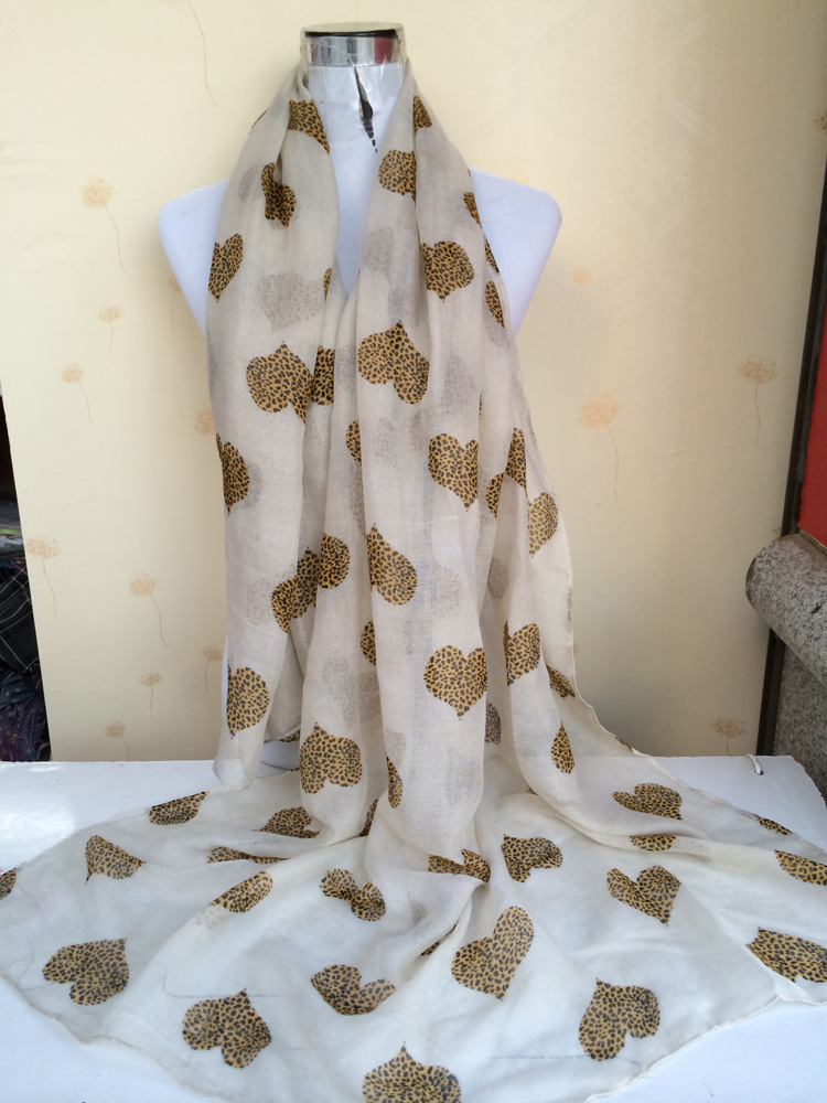 Love leopard dot pattern scarf wholesale 