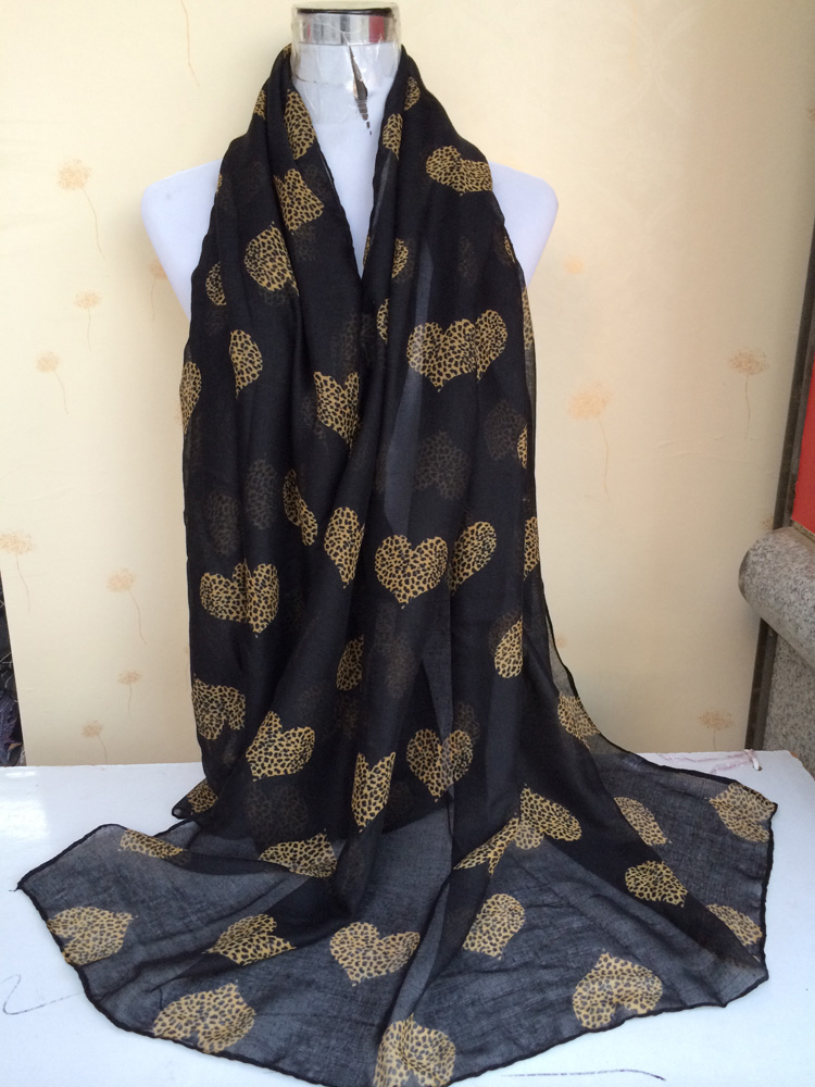 Love leopard dot pattern scarf wholesale 