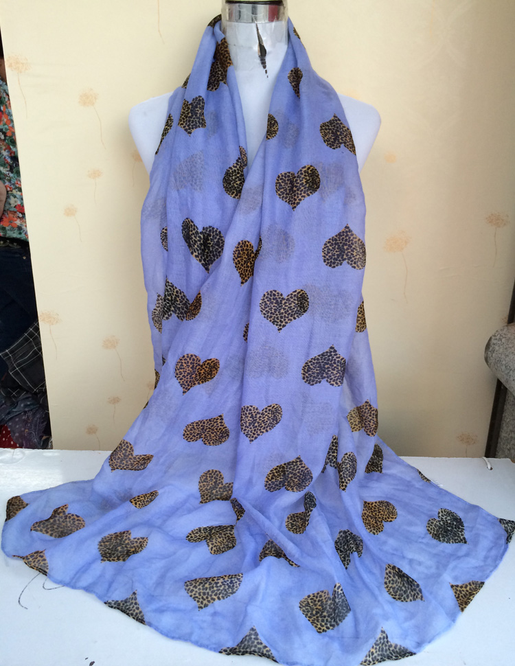 Love leopard dot pattern scarf wholesale 