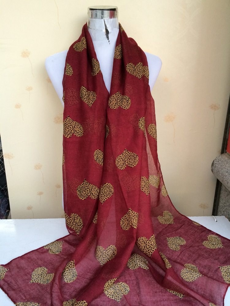 Love leopard dot pattern scarf wholesale 